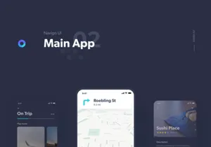 Navigo free iOS UI kit 