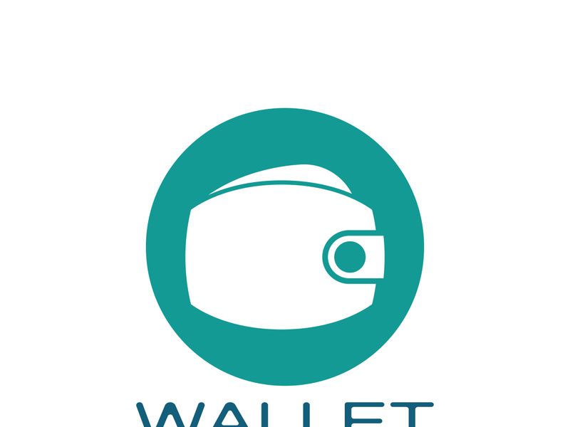 e wallet logo design illustration icon with a simple modern concept, for electronic wallets, digital money storage applications, digital savings, digital money transactions,vector