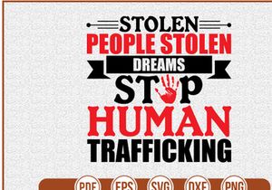 Stolen People Stolen Dreams Stop Human Trafficking