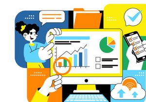 10 Remote Team Collaboration Illustration