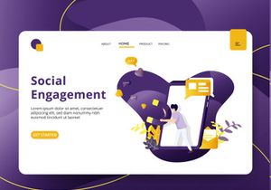 Business Marketing set Illustration