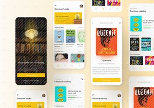 E-Library app UI