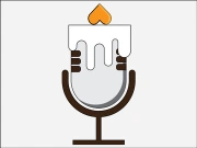 Unique Candle Microphone Design in Adobe Illustrator! 🎨✨