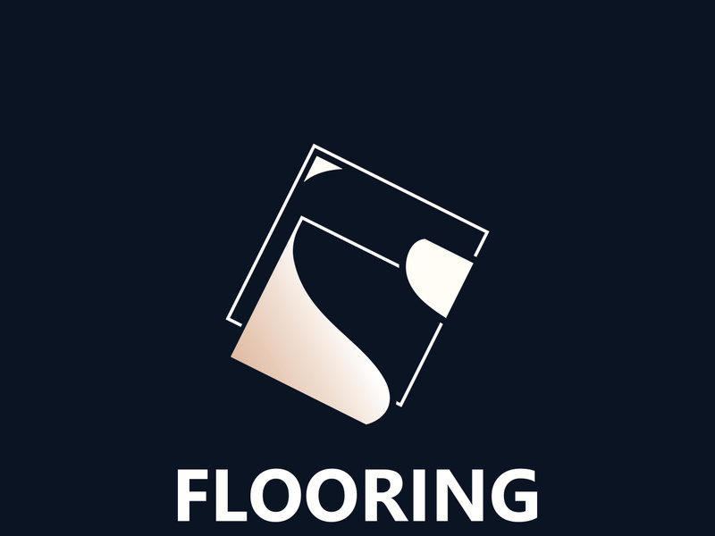 Flooring Logo design, custom Layer Vector elegant business store building