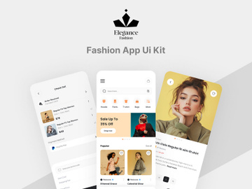 Elegance Fashion – Clothing & Apparel App UI preview picture