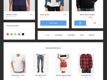 E-commerce UI Kit preview picture