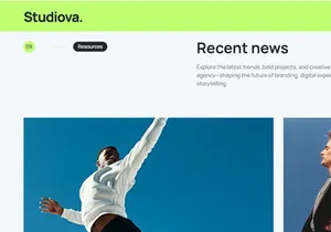 Studiova Bootstrap Website Template