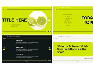 Lime Presentation Template