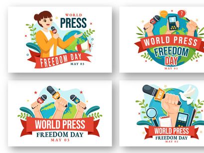 16 World Press Freedom Day Illustration