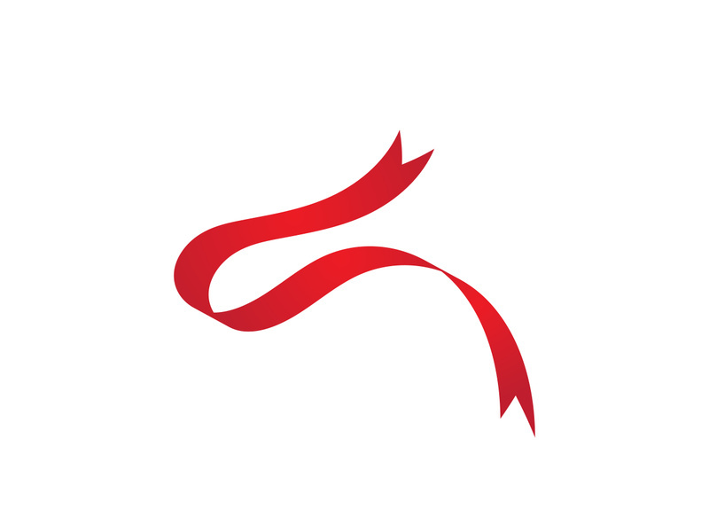 Ribbon illustration design