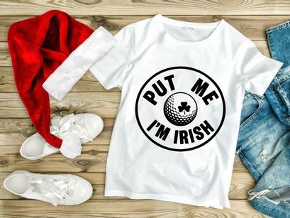 Putt Me I'm Irish Golf St Patrick's Day