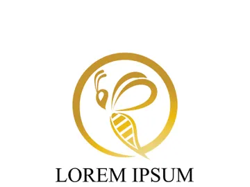 bee logo and symbol vector template preview picture