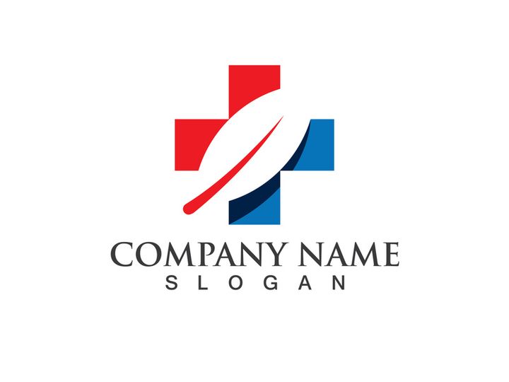 Cross Medical Logo template vector illustration
