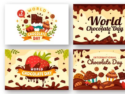 13 World Chocolate Day Illustration