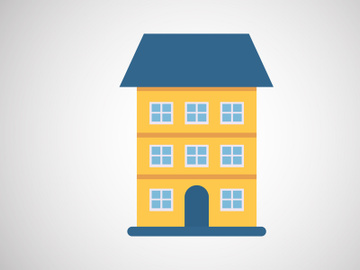 House or home design template vector illustration. Logo for real estate business or company preview picture