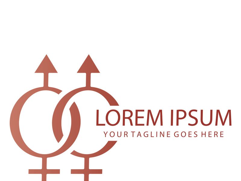 Gender logo design