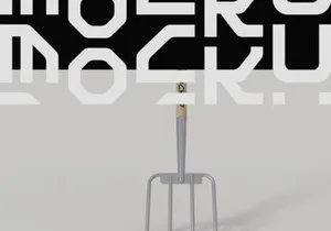 Long Garden Fork Mockup