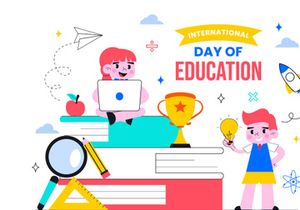 11 International Day of Education Illustration