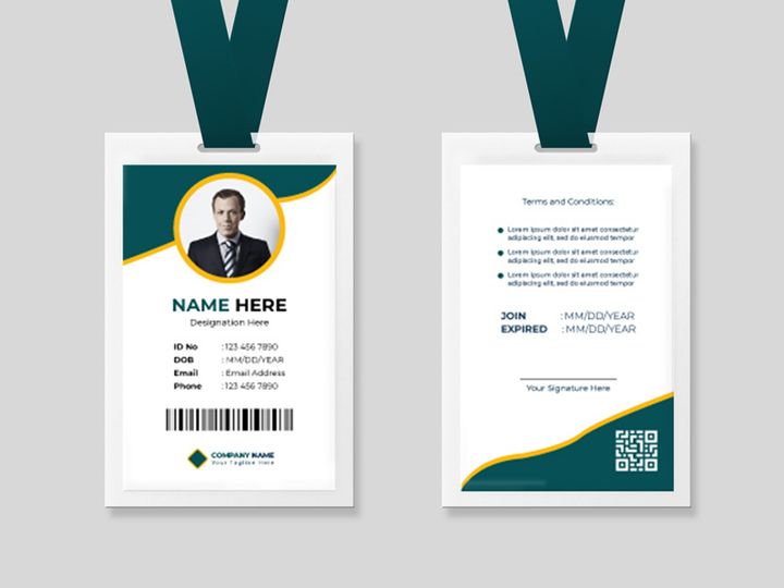 Corporate ID Card Template Ver-9