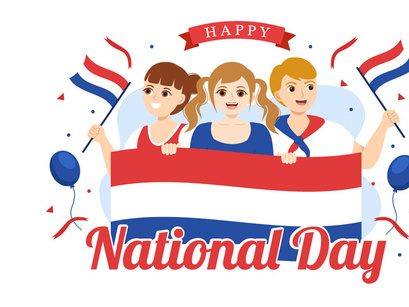 15 Netherlands National Day Illustration