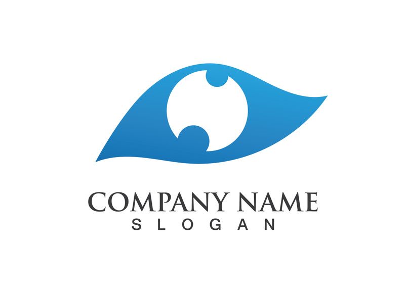 Eye Care vector logo design