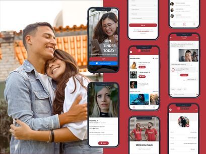 Social Dating iOS App UI