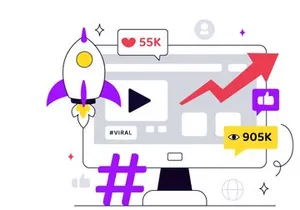 10 Viral Topic Vector Illustration