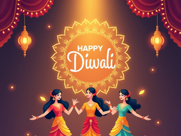 Happy Diwali festival celebration preview picture