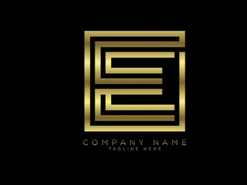 Luxury golden color line letter, Graphic Alphabet Symbol for Corporate Business Identity preview picture