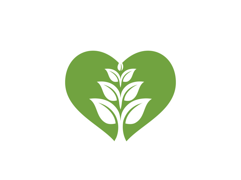 Eco green icon illustration design
