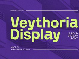 Veythoria - Display Font preview picture