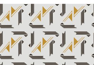 Pattern Art Deco gold
