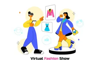 10 Virtual Fashion Show Illustration