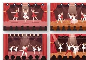 15 Ballet or Ballerina Illustration