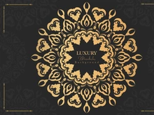 Luxury mandala background Premium Vector