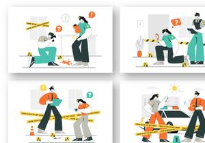 9 Crime Scene Investigation Illustration