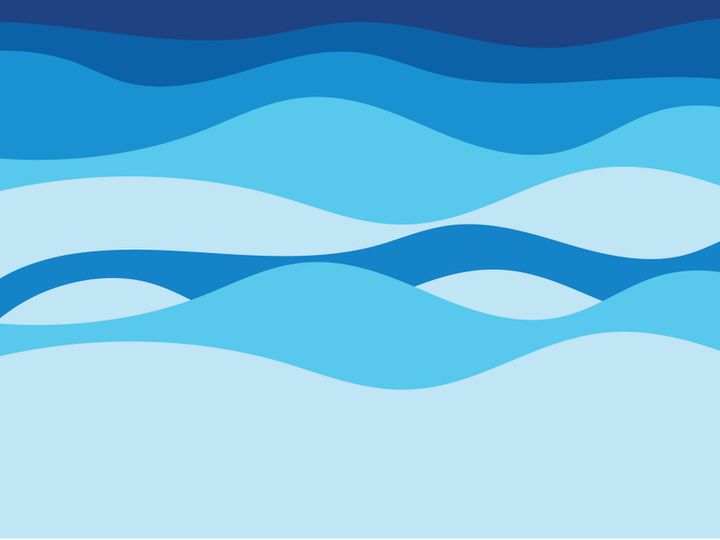 Wave blue water wallpaper background vector