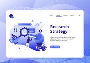 Business Strategy set Illustration