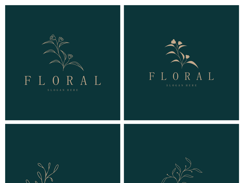 Elegant floral and leaf frame. Delicate botanical vector illustration for labels, spas, corporate identity, and wedding invitations