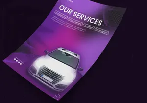 Free Design Template Rent Car Brand All Package