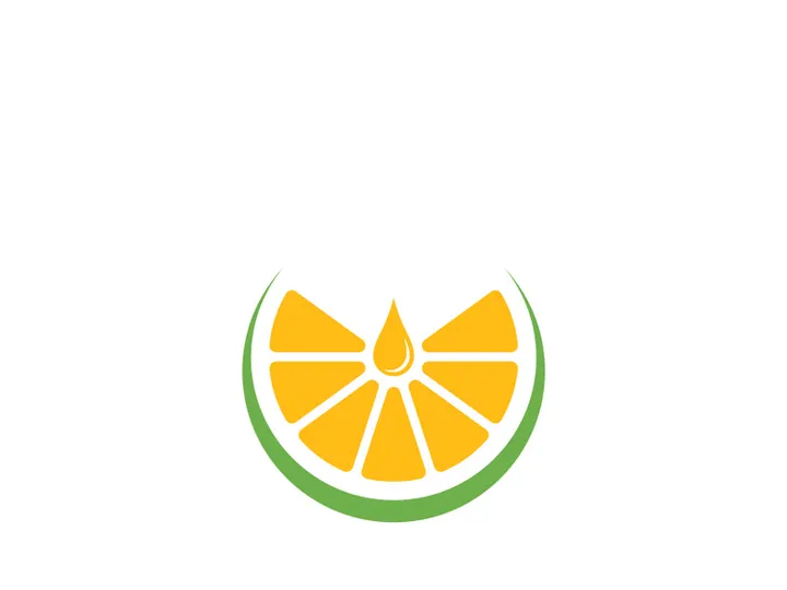 Orange logo icon Vector illustration