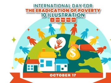 10 Day for the Eradication of Poverty Illustration preview picture