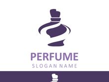 Luxury Perfume logo image cosmetic fragrance shop and business vector design