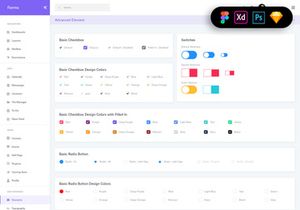 Forms Widgets Dashboard UI Kit