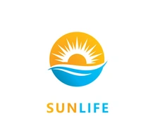 Sun logo icon vector design templateSun logo icon vector design template