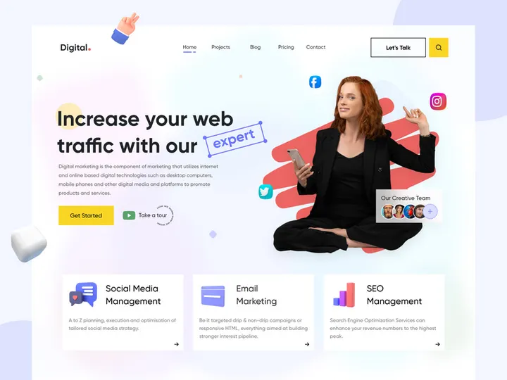 Digital Agency Website Design preview picture