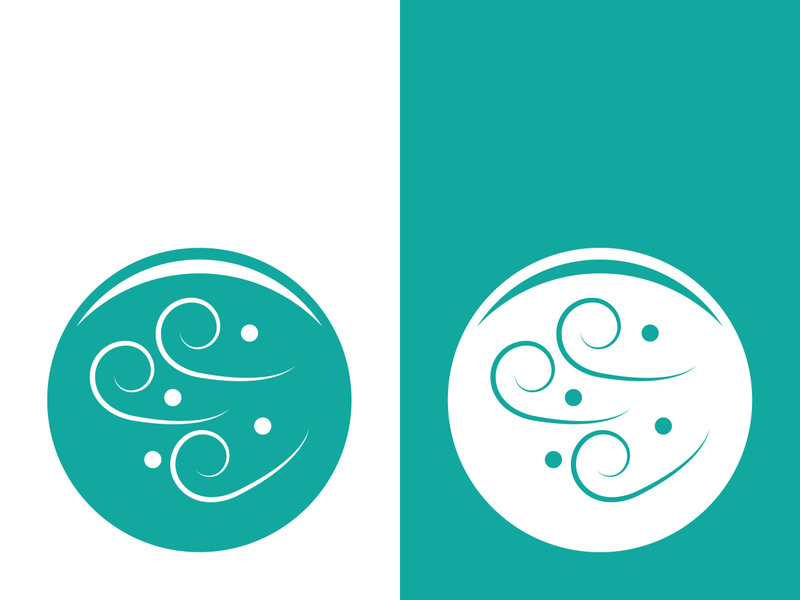 Wind icon vector illustration design template
