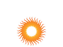 Sun Vector illustration Icon