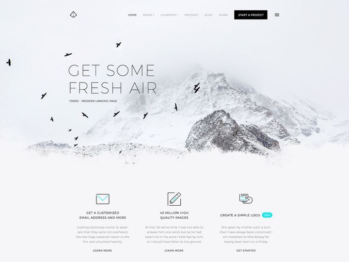 FJORD - Landing Page