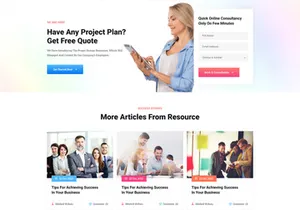 Business and Consultation Figma Template